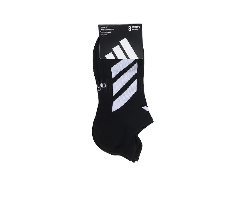 Adidas 3 Pair Women's EVO No Show Socks