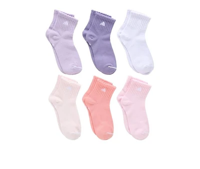 Adidas 6 Pack Sport Fashion Quarter Socks