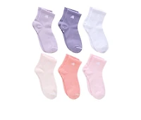 Adidas 6 Pack Sport Fashion Quarter Socks