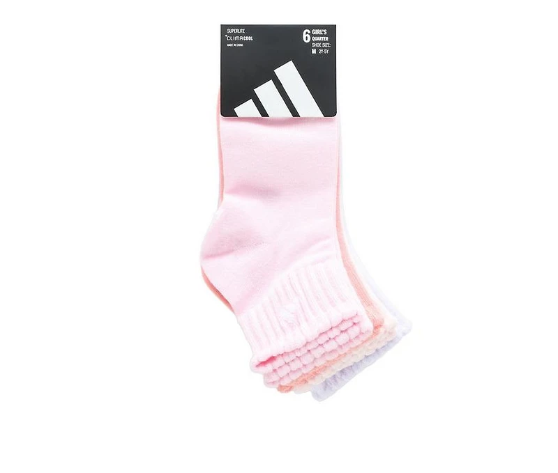 Adidas 6 Pack Sport Fashion Quarter Socks