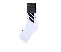 Adidas Men's 3 Pair EVO High Quarter Socks