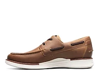 Men's Florsheim Launch Moc Toe Elastic Lace Boat Shoes