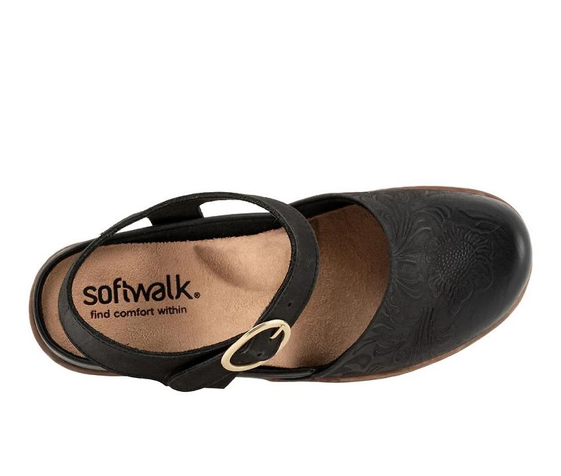 Women's Softwalk Mabelle Tooling Heeled Clogs