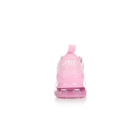Girls' Nike Air Max 270 PS Running Shoes