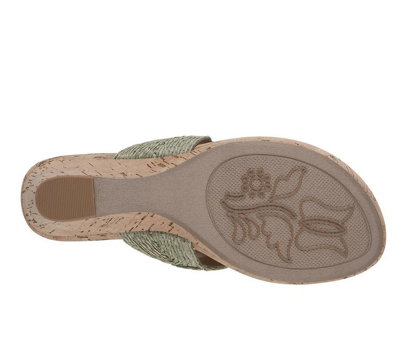 Women's White Mountain Affogato Wedge Sandals
