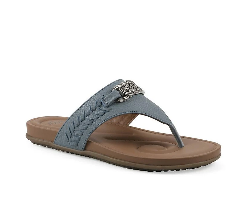 Women's White Mountain Aladdin Flip-Flops