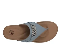 Women's White Mountain Aladdin Flip-Flops