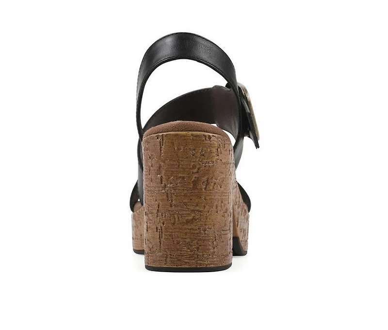 Women's White Mountain Barb Platform Sandals