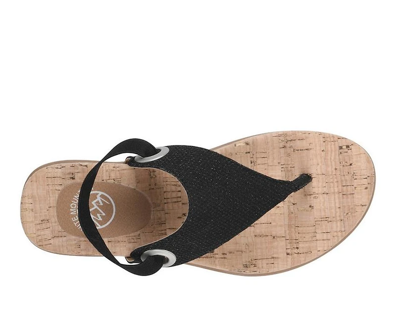 Women's White Mountain Lifeway Flip-Flops