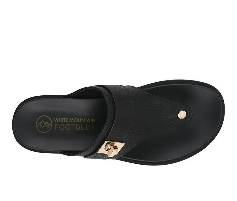 Women's White Mountain Malabar Footbed Sandals