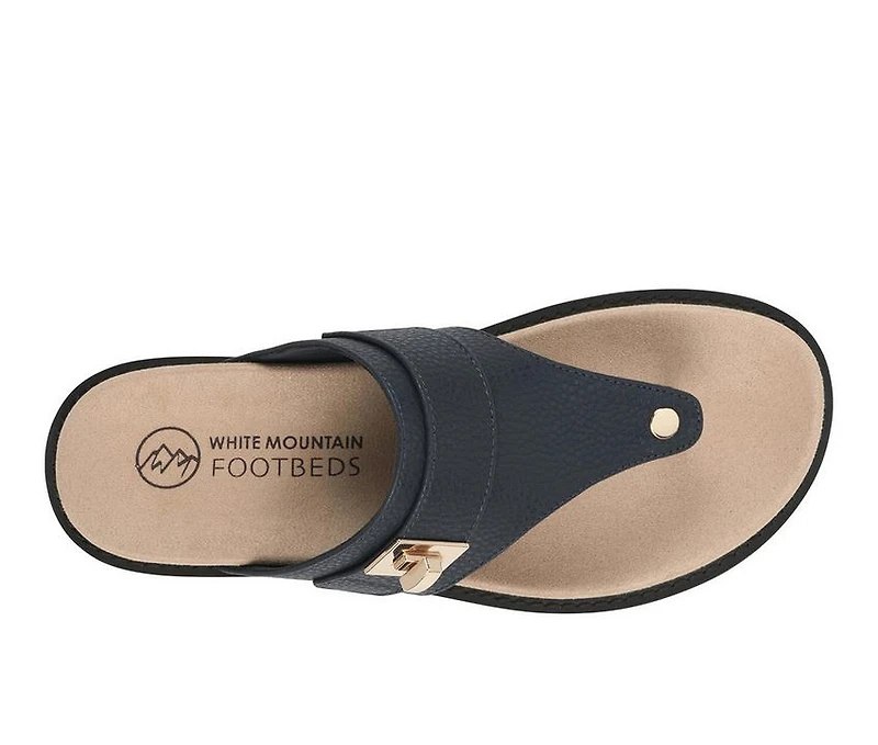 Women's White Mountain Malabar Footbed Sandals