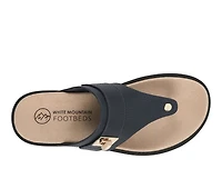 Women's White Mountain Malabar Footbed Sandals