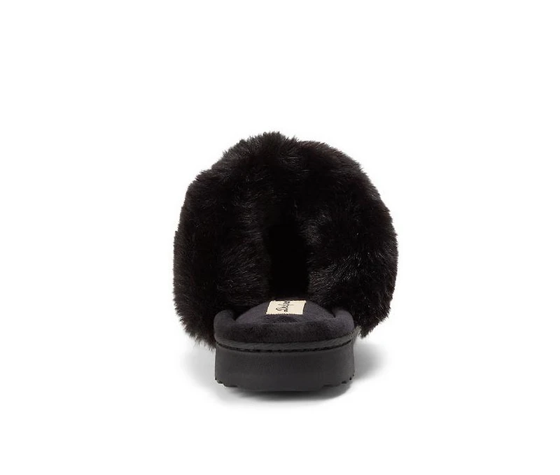 Dearfoams Woomen's Courtney Knit Scuff Slippers