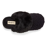 Dearfoams Woomen's Courtney Knit Scuff Slippers