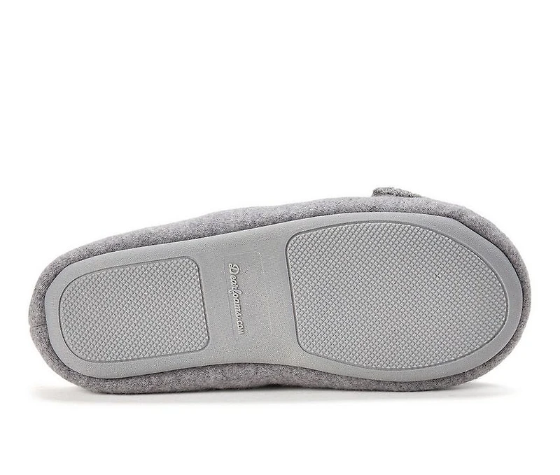 Dearfoams Women's Josie Knit Bow Slippers