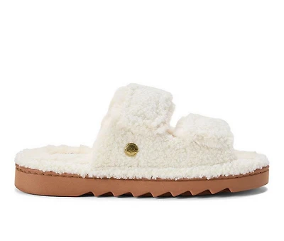 Dearfoams Women's Regina Teddy Slide Slippers
