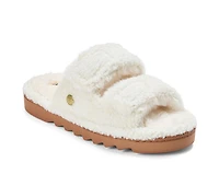 Dearfoams Women's Regina Teddy Slide Slippers