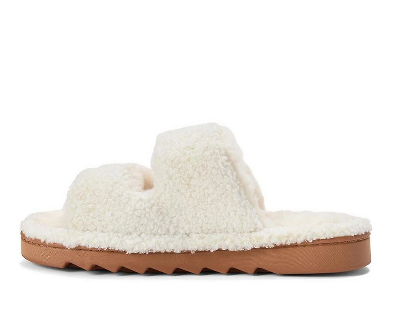 Dearfoams Women's Regina Teddy Slide Slippers