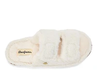 Dearfoams Women's Regina Teddy Slide Slippers