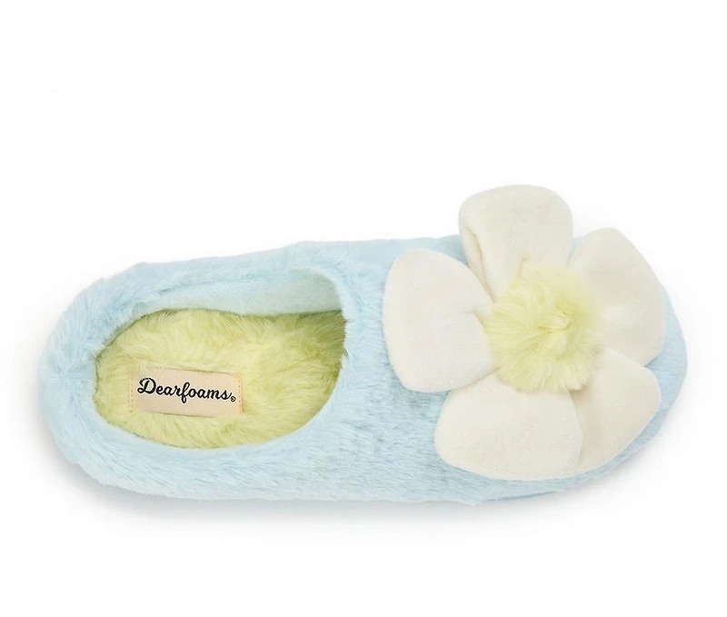 Dearfoams Women's Rosie Furry Icon Slippers