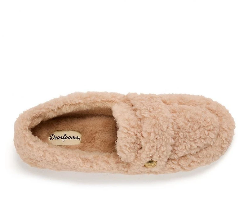 Dearfoams Women's Madelin Luxe Loafer Slippers