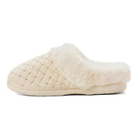 Dearfoams Women's Claire Cable Slippers