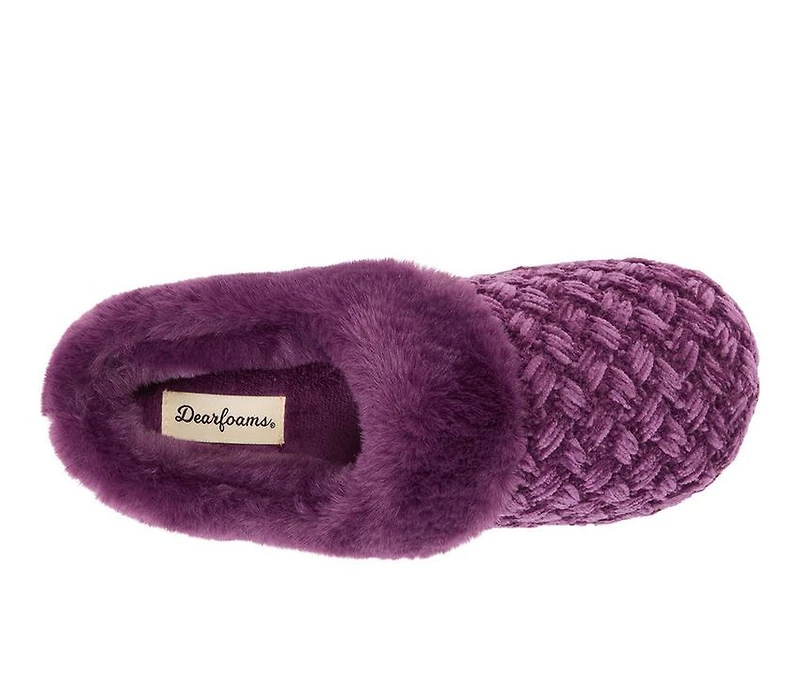 Dearfoams Women's Claire Cable Slippers