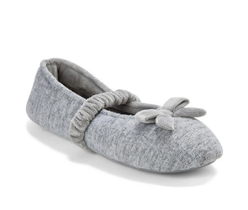 Dearfoams Women's Harmony Knit MaryJ Slippers
