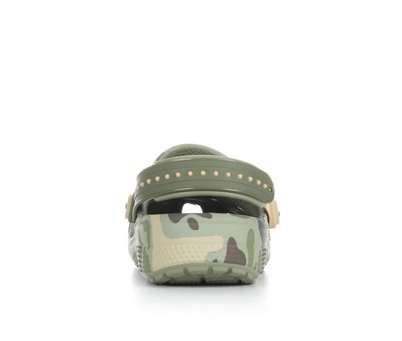 Kids' Crocs Little Kid & Big Classic Snap Back Camo Clog