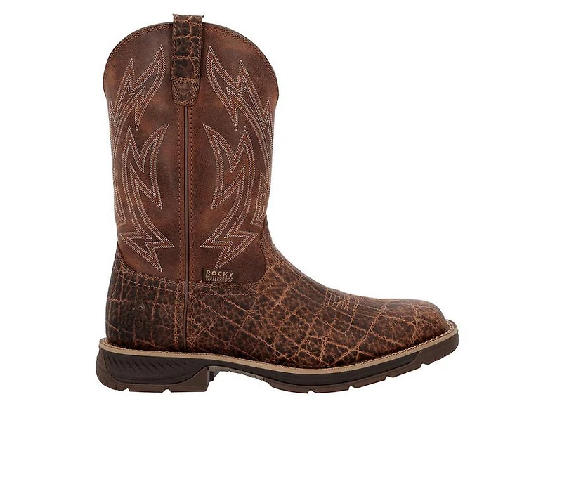 Men's Rocky Ride Lite Carbon Toe Western Boot Cowboy Boots