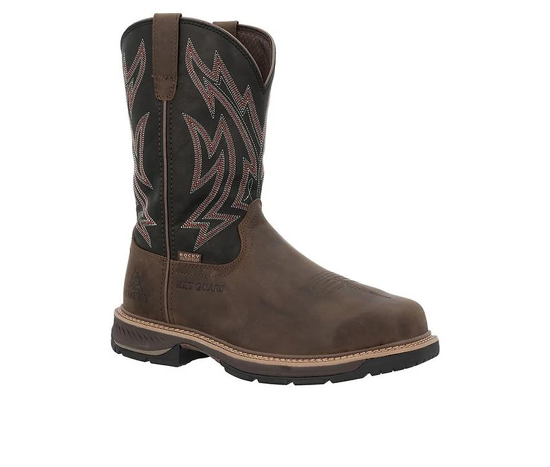 Men's Rocky Ride Lite Carbon Toe Western Boot Cowboy Boots