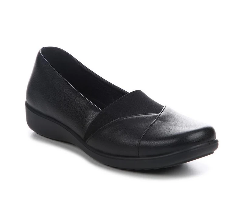 Women's Blue Aura Grettah Slip-On Shoes