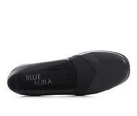 Women's Blue Aura Grettah Slip-On Shoes