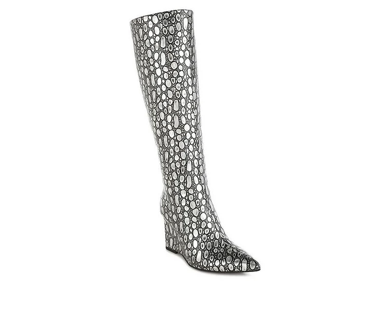 Women's London Rag Bar Zone Knee High Boots