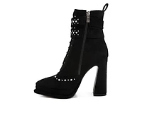 Women's London Rag Punk Booties