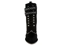 Women's London Rag Punk Booties