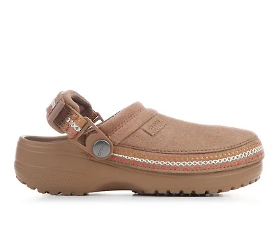 Kids' Crocs Little Kid & Big Suede Stitch Clogs