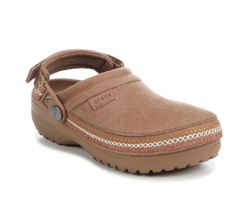 Kids' Crocs Little Kid & Big Suede Stitch Clogs