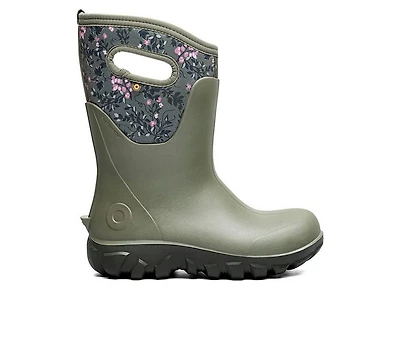 Women's Bogs Footwear Classic Seamless Demure Floral Mid Sport & Hiker Boots