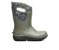 Women's Bogs Footwear Classic Seamless Demure Floral Mid Sport & Hiker Boots