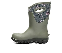 Women's Bogs Footwear Classic Seamless Demure Floral Mid Sport & Hiker Boots