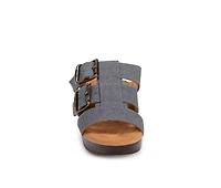 Women's MUK LUKS Myra Heeled Sandals