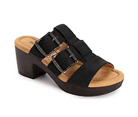 Women's MUK LUKS Myra Heeled Sandals