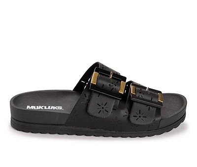 Women's MUK LUKS Grand Cayman Perf Slide Sandals
