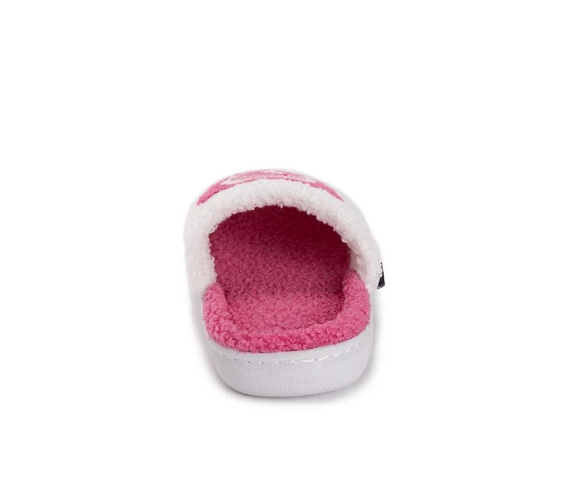 MUK LUKS Women's Sherpa Scuff W/Pink Heart Slippers