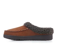 Dearfoams Men's Brendan Clog Moc Toe Slippers