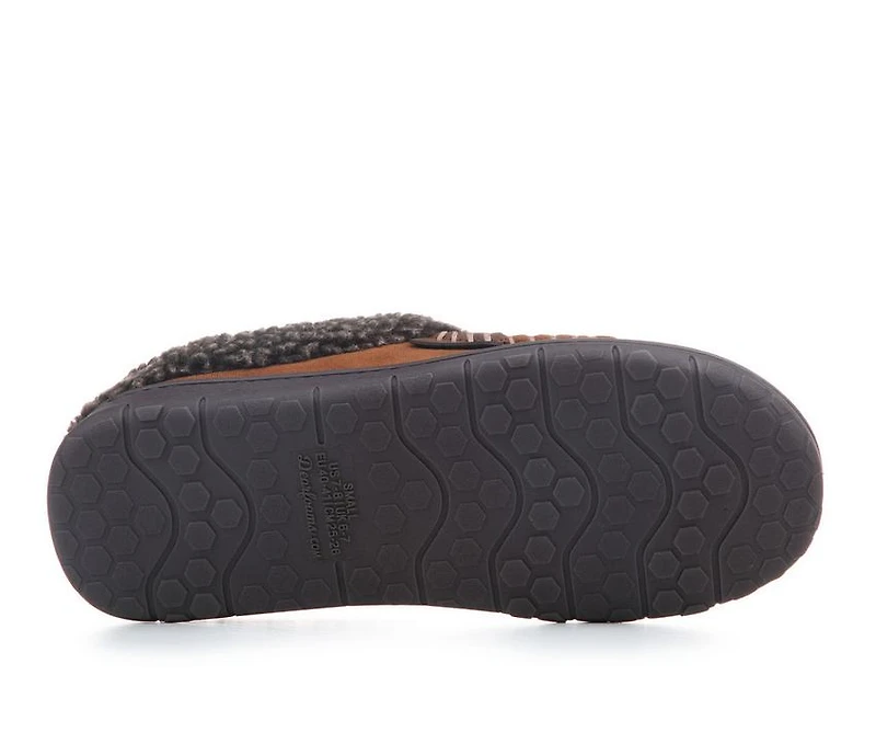 Dearfoams Men's Brendan Clog Moc Toe Slippers