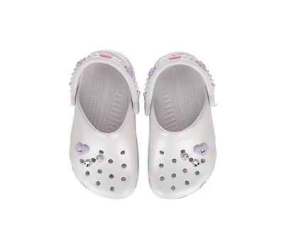 Girls' Crocs Little Kid & Big Pearl and Heart Shine Clogs
