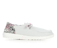 Women's HEYDUDE Wendy Funk Rose Casual Shoes