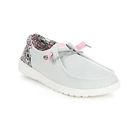 Women's HEYDUDE Wendy Funk Rose Casual Shoes